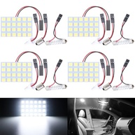 Ilumine Seu Carro com o Painel LED 5050 24SMD: Luz Branca Pura e Instalação Fácil (Kit 4 Peças) - imagem 2
