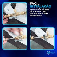 Válvula Removedora de Núcleo Schrader Hiatsu VCRH-1: Instalação e Manutenção Sem Perda de Gás - imagem 5