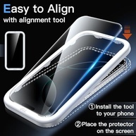 JETech Película de Vidro iPhone 16 Pro 6.3" 3 Unidades: Proteção HD Transparente e Instalação Fácil - imagem 5