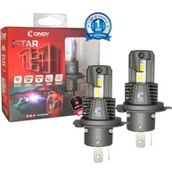 Lâmpada Super LED Mini Cinoy Star H4 6000K: Iluminação Potente e Instalação Fácil - imagem 1