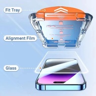 Kit 3 Películas iPhone: Vidro Temperado HD e Instalação Fácil - imagem 3