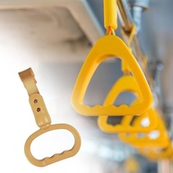 Alça de Mão para Ônibus Resistente - Design Oval Amarelo com Fácil Instalação - imagem 4