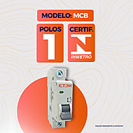 Kit 10 Disjuntores Etek 6A a 32A – Segurança e Controle na Sua Instalação - imagem 2