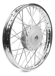 Roda Dianteira Honda Pop 100/110 Completa Tambor Raiada - Pronta para Instalar! - imagem 3