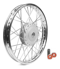 Roda Dianteira Completa Honda Biz 125/110 4mm + Rolamento e Espaçador - Pronta para Instalar! - imagem 1
