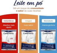 Camponesa - Leite em Pó Integral Instantâneo 400g - imagem 1