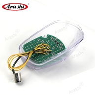 Lanterna Traseira LED Transparente Arashi para Honda Shadow, Sabre, Aero e Valkyrie - Luz Integrada - imagem 5