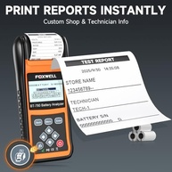 FOXWELL BT780: Testador de Bateria Automotiva Profissional com Impressora Integrada - imagem 4