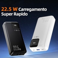 Power Bank 20000mAh com Cabo Integrado: Carga Rápida e Portátil para iOS/Android - imagem 3