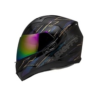 Capacete Masculino Bieffe B40 Hunting: Estilo, Segurança e Conforto com Óculos Solar Integrado - imagem 4