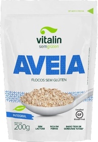 Vitalin Aveia Flocos Integral Sem Glúten 200G - imagem 1
