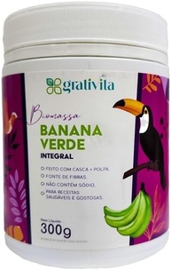 Biomassa de Banana Verde Integral 300gr - Grativita - imagem 1