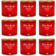 Flor De Sal Cimsal, 350g (Sal Marinho Integral) Rico em Minerais Como Magnésio, Cloreto de Sódio e Potássio Kit Com 9 Latas - imagem 2