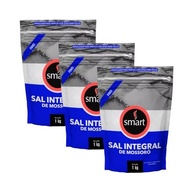 Kit com 3 Pouchs de Sal Integral de Mossoró Fino de 1kg cada - Smart - imagem 2
