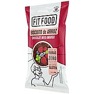 Biscoito Arroz Integral Chocolate Meio Amargo Fit Food 60g - imagem 1