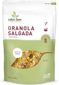 Estar Bem Granola Salgada Integral Sem Glúten 250G - imagem 1