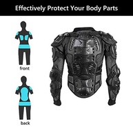Jaqueta protetora de corpo inteiro para motocicleta Motocross ATV Guard Camisa masculina femininaGOHINSTAR US-XL preto 56451259568 - imagem 5