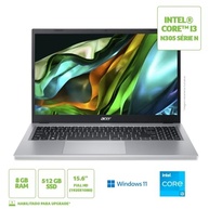 Notebook Acer Aspire 3 A315-510P-35D2 Intel Core i3, 8GB RAM, 512GB SSD, 15.6” LED FULL HD, Windows 11 - imagem 5