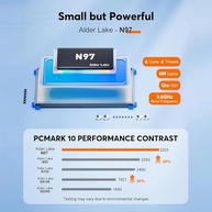 Mini PC GK3 Plus: Potência Intel N97, 256GB SSD, 8GB RAM - Windows 11 para Trabalho e Lazer - imagem 3