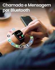 Relógio Inteligente HAYLOU S6: Tela HD 2.01", Chamada Bluetooth, 127 Modos de Treino e IP68 - imagem 4