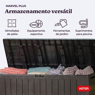 Baú Organizador Keter Marvel 270L: Armazenamento Inteligente - imagem 2