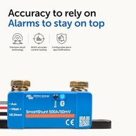 Victron Energy SmartShunt: Monitor de Bateria Solar Inteligente com Bluetooth | 500A/50mV - imagem 5