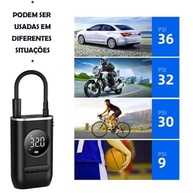 Inflador Inteligente Digital Sem Fio: Compressor de Ar Portátil para Carro, Bike, Moto e Bolas - imagem 5