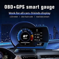 HUD P6 OBD+GPS: Display Inteligente para Carros - Visão Clara e Direção Segura - imagem 3