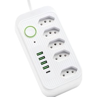 Filtro de Linha 5 Tomadas USB-C Bivolt: Proteção Inteligente para Seus Eletrônicos - imagem 4