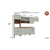 Cozinha Completa 6 Peças Iluminata – Design Moderno e Espaço Inteligente - imagem 2
