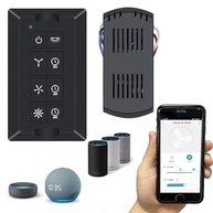 Controle Inteligente para Ventilador de Teto com App, Alexa e Google Home | 3 Velocidades + Luz Ajustável - imagem 2