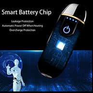 ZOIPPDMS Isqueiro Elétrico, Isqueiro Eletrônico Inteligente, Mini Isqueiro Recarregável Usb, Ignição Por Toque, À Prova de Vento, Isqueiro Sem Chama, Isqueiro de Plasma Leve com Indicador de Energia P - imagem 2