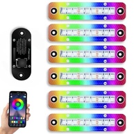 Kit 6 Strobo Som Automotivo LED Rítmico Bluetooth Deltrônica: Iluminação Inteligente e Divertida! - imagem 2