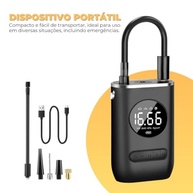 Mini Compressor Digital Tippi: Inflador Portátil e Inteligente para Pneus, Bolas e Mais! - imagem 3
