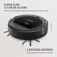 Aspirador de Pó Robô Mondial Pratic Clean RB-11 - Limpeza Inteligente com Função Mop - imagem 5