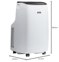 Ar-condicionado Portátil 12000 Btus Eos Slim Eap12f 220v - Refrigeração Inteligente e Compacta - imagem 3
