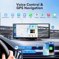 Tela Portátil 10.26" 4K CarPlay Android Auto HD - Seu Carro Mais Inteligente e Seguro - imagem 5