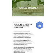 Soro JBSARA com 50% de Filtrado de Caracol e 35% de Centella Asiatica – Hidratação e Regeneração Intensa - imagem 2