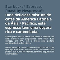 Starbucks Espresso Roast: Cápsulas Nespresso Intensas (10) - imagem 4