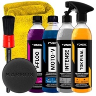 Kit Completo Vonixx para Detalhamento de Motos e Carros: Intense, Moto-V, Tok Final, V-Floc + Acessórios Karbox - imagem 2