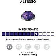 Café Nespresso Vertuo Altissio: Cacau Intenso (20 Cápsulas) - imagem 4