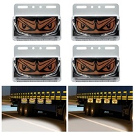 Kit 4 Luzes Laterais LED 24V para Caminhão: Brilho Intenso, Seta Âmbar e Olho de Demônio Personalizável - imagem 2