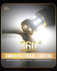LUYED Lâmpada LED 3157: Ilumine Sua Segurança com Brilho Intenso e Durabilidade (2 Unidades) - imagem 3