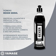 Restaurador de Pneu Vonixx Rexer 500ml: Brilho Intenso e Proteção Duradoura - imagem 5