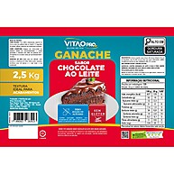 Ganache Zero Açúcar VitaoPRO 2,5kg: Sabor Intenso! - imagem 2
