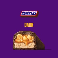 Snickers Dark 42g: Mate a Fome com Sabor Intenso! - imagem 2