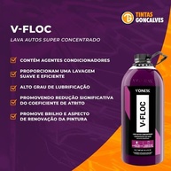 Shampoo Automotivo Vonixx V-Floc 3L: Limpeza Profunda e Brilho Intenso + Pano Microfibra - imagem 3