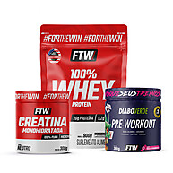Kit Whey + Creatina + Pré-Treino FTW: Suplemento Completo para Treinos Intensos - imagem 2