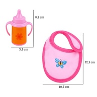 Kit Mamadeira Mágica Infantil - 4 Peças com Mamadeira Interativa, Copinho, Chupeta e Babador Rosa - imagem 3