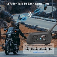 V6 Pro: Intercomunicador Bluetooth 5.1 para Moto - Conectividade e Segurança em Longas Distâncias - imagem 4